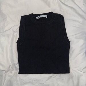 Zara cropped  Knit top